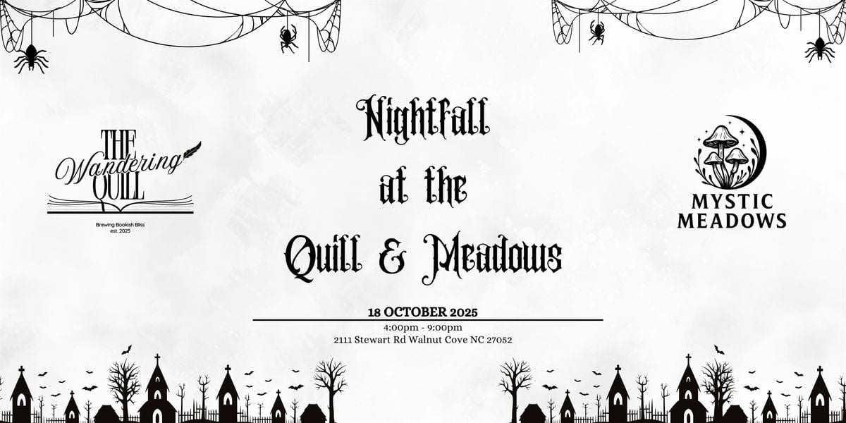 Nightfall at the Quill and Meadows, 18 October | Event in Walnut Cove | AllEvents