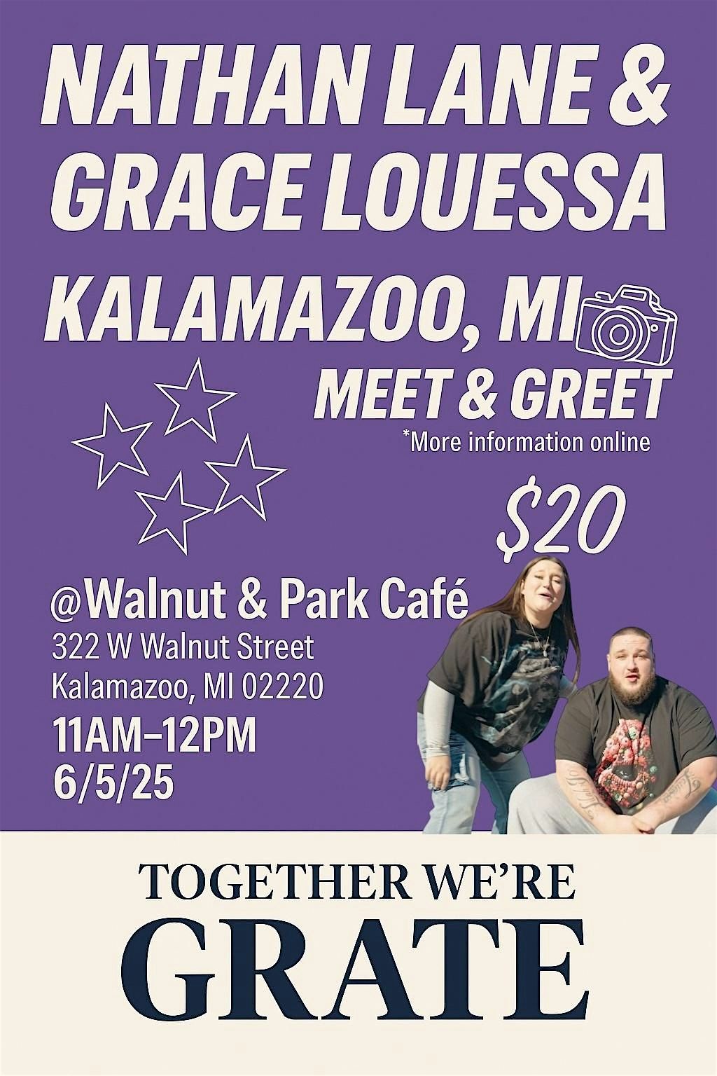 Nathan Lane & Grace Louessa - Kalamazoo Meet & Greet, 5 June | Event in Kalamazoo | AllEvents