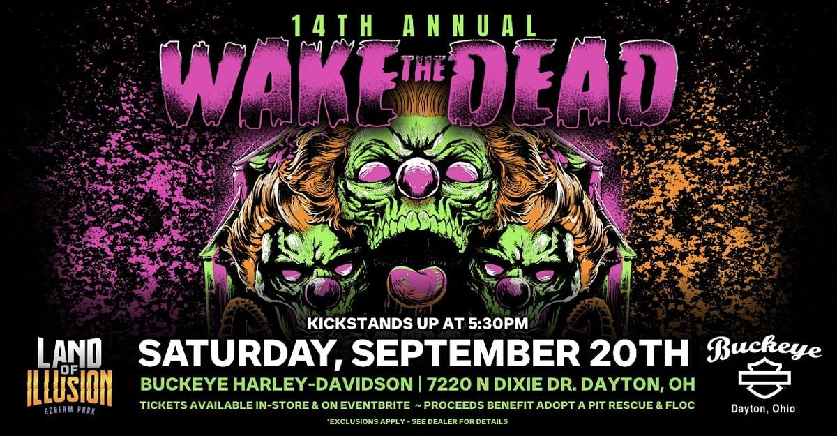 14th Annual Wake the Dead Ride 2025, 20 September | Event in Dayton | AllEvents
