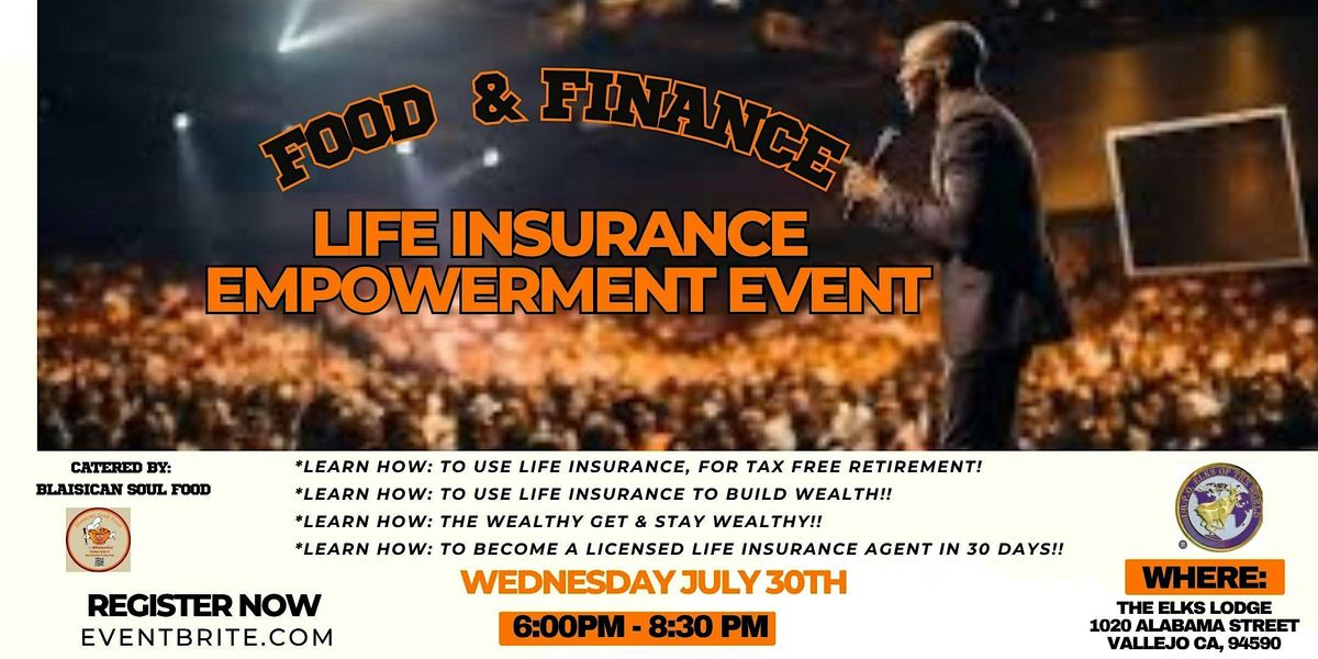 Food & Finance, 30 July | Event in Vallejo | AllEvents