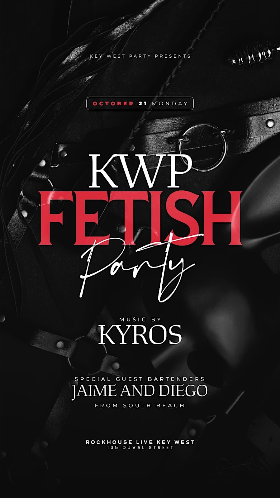 FETISH PARTY OCT'20, 20 October | Event in Key West | AllEvents