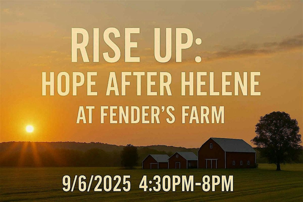 Rise Up: Hope After Helene, 6 September | Event in Jonesborough | AllEvents