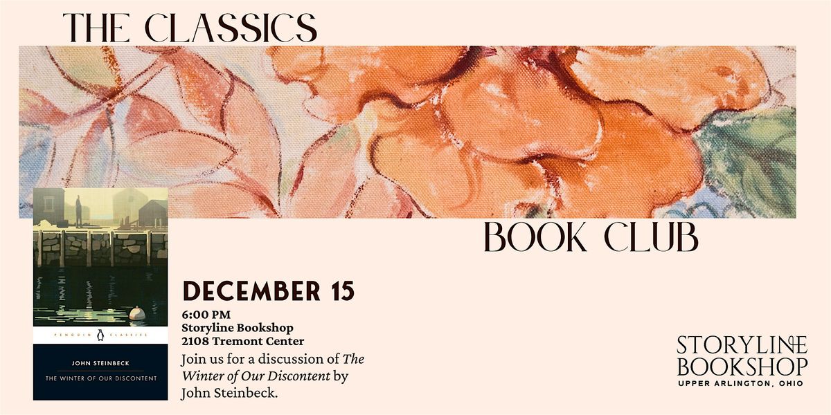Classics Book Club, 15 December | Event in Upper Arlington | AllEvents