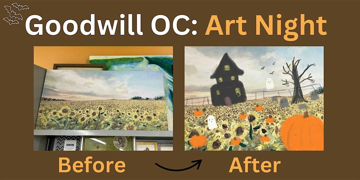 Thrift & Paint at Goodwill OC, 9 October | Event in Costa Mesa | AllEvents
