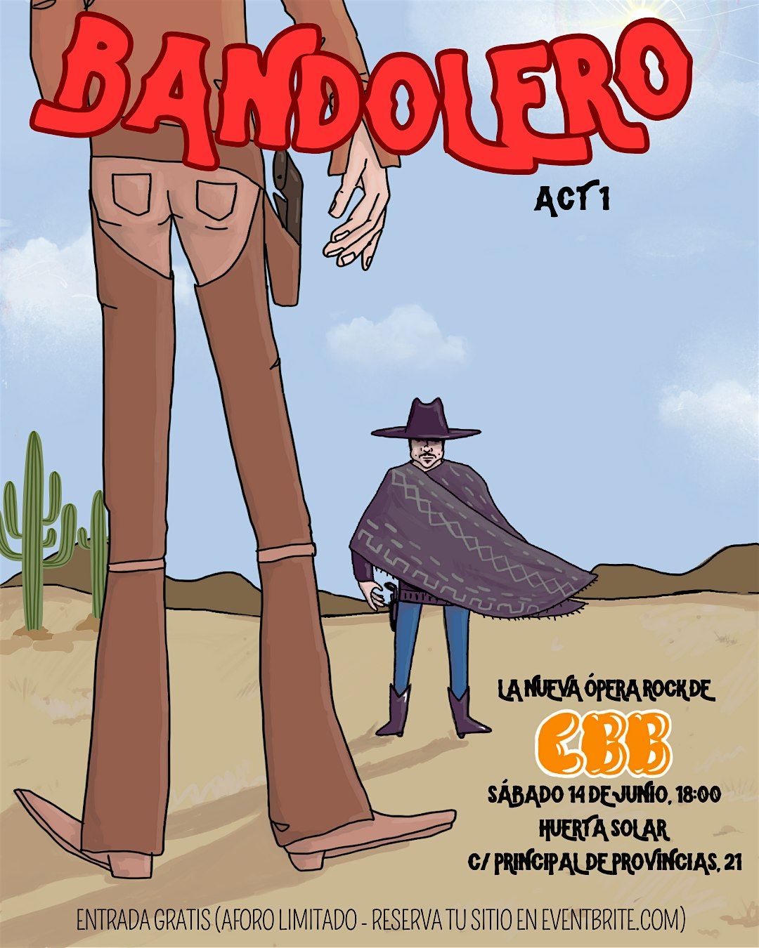 The CBB presents Bandolero!, 14 June | Event in Madrid | AllEvents