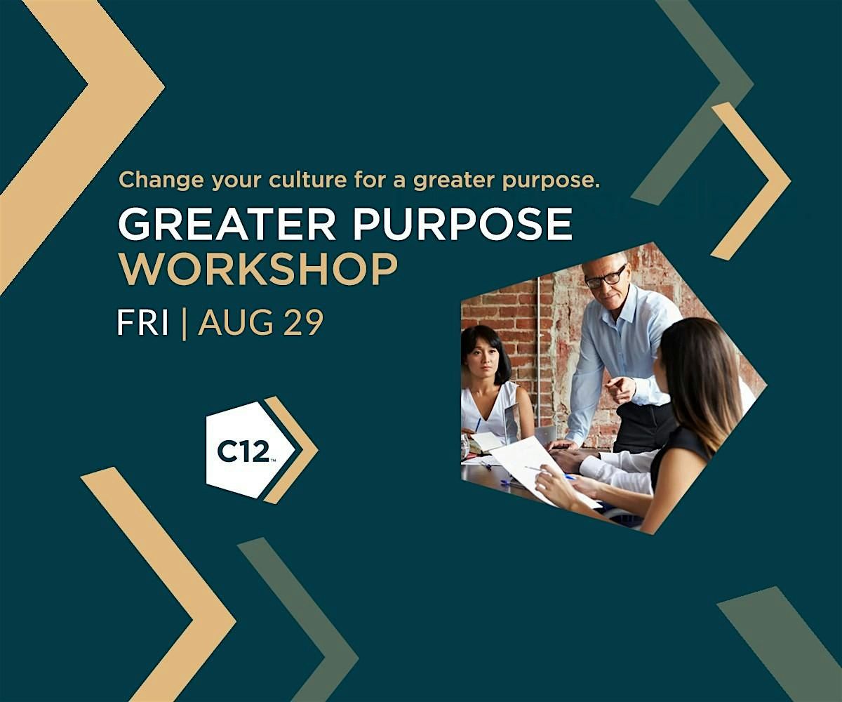 A Greater Purpose (AGP) Workshop, 29 August | Event in High Point | AllEvents