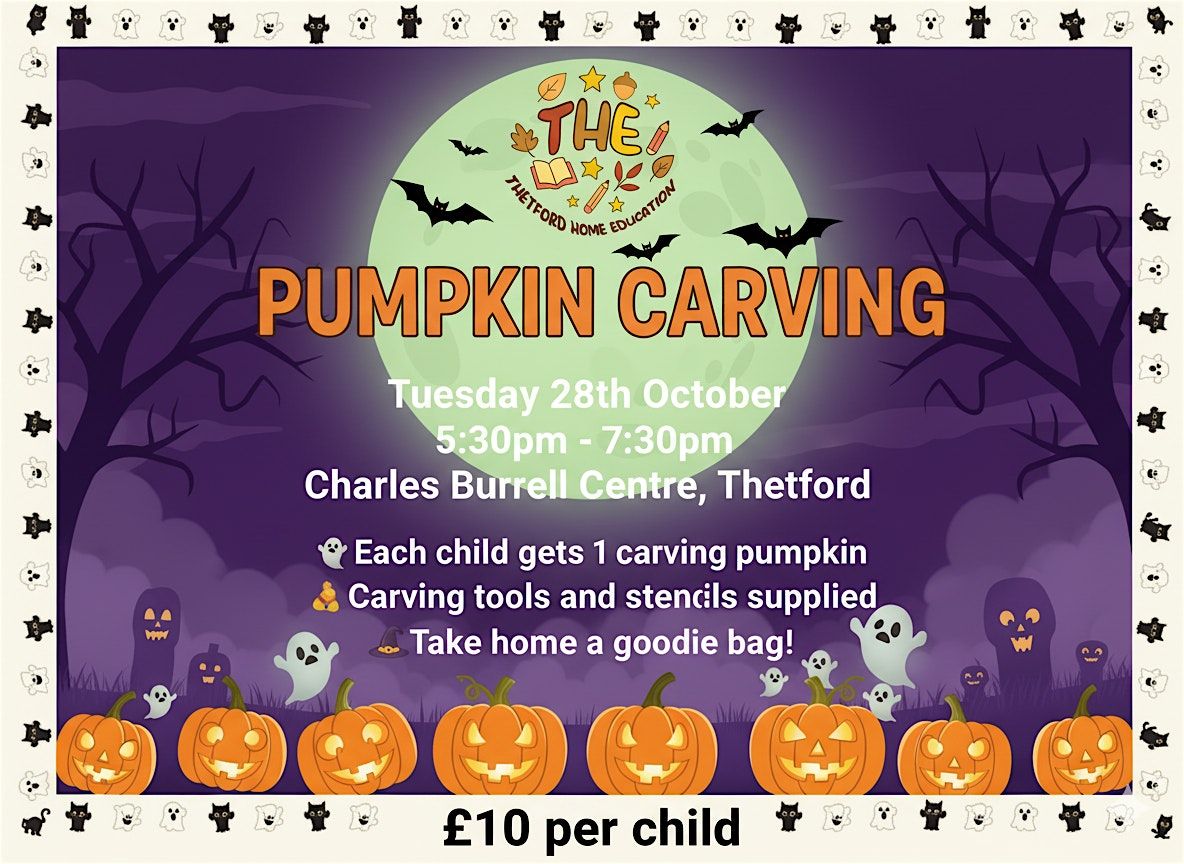 Pumpkin Carving, 28 October | Event in Thetford | AllEvents