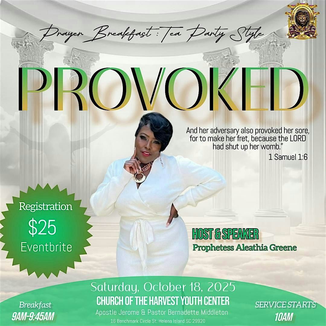 Provoked, 18 October | Event in Saint Helena Island | AllEvents