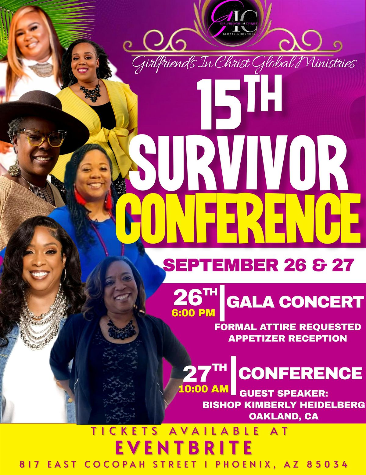 15th Annual Survivors Conference, 26 September | Event in Phoenix | AllEvents