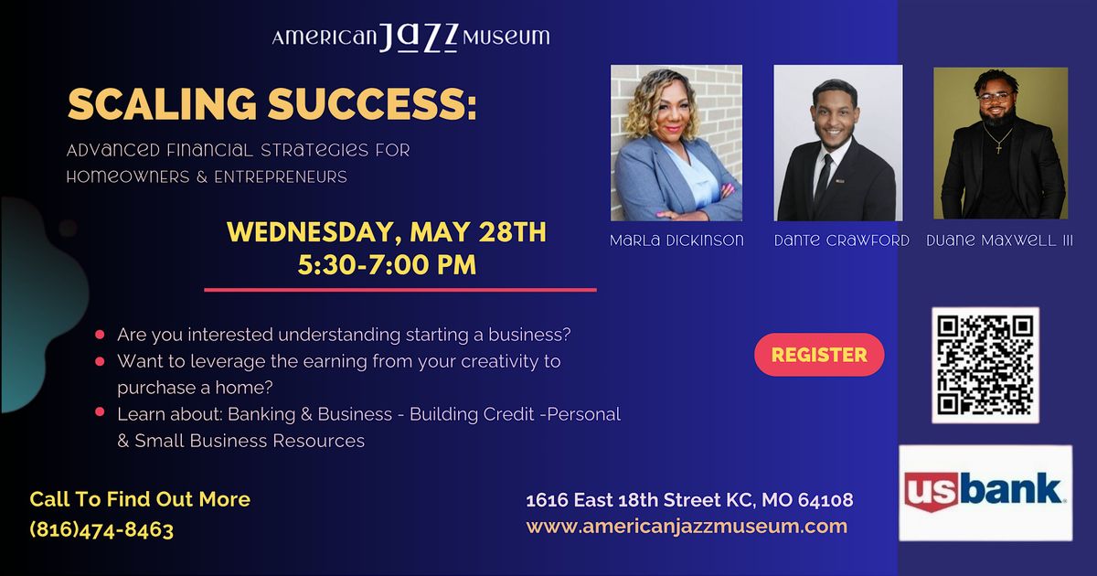 U.S. Bank Presents: Scaling Success, 28 May | Event in Kansas City | AllEvents