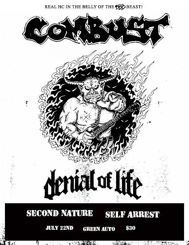 Combust, Denial of Life, Second Nature, Self Arrest | Event in Vancouver | AllEvents