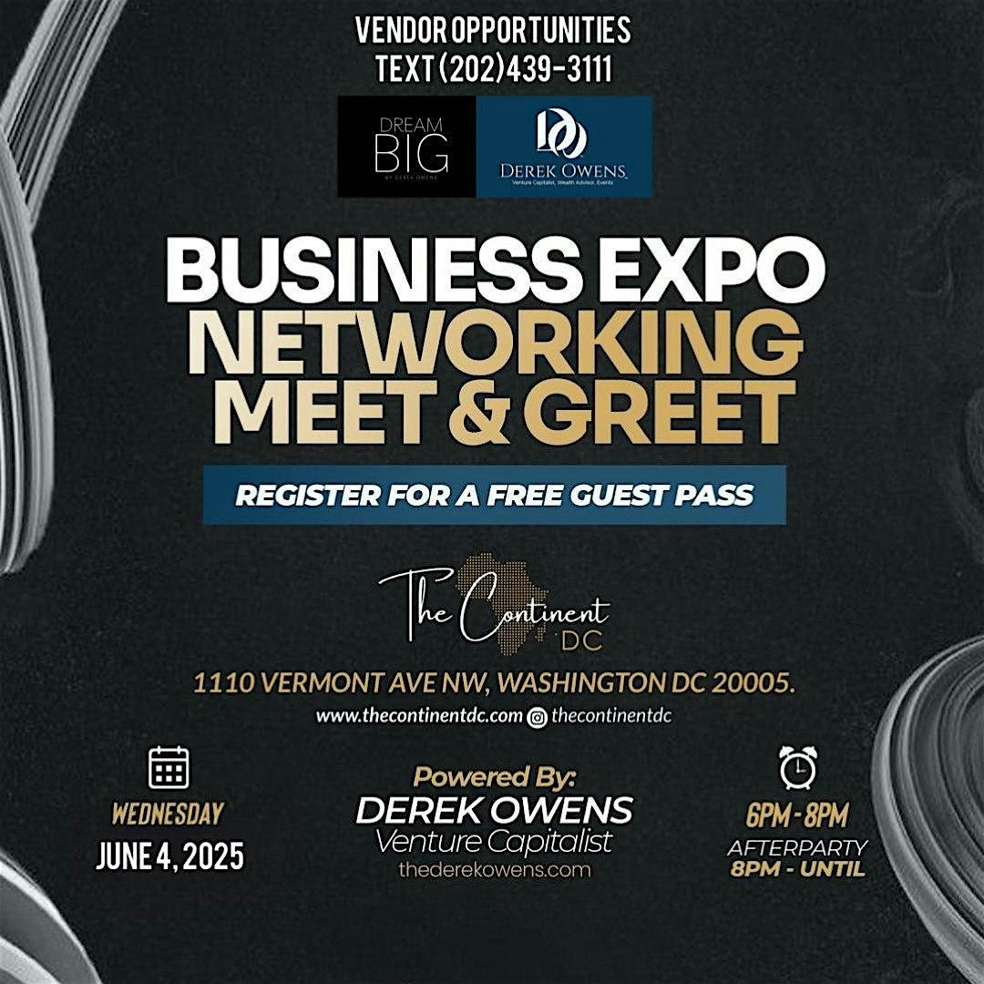 Dream Big Monthly Speed Networking Expo, 4 June | Event in Washington | AllEvents