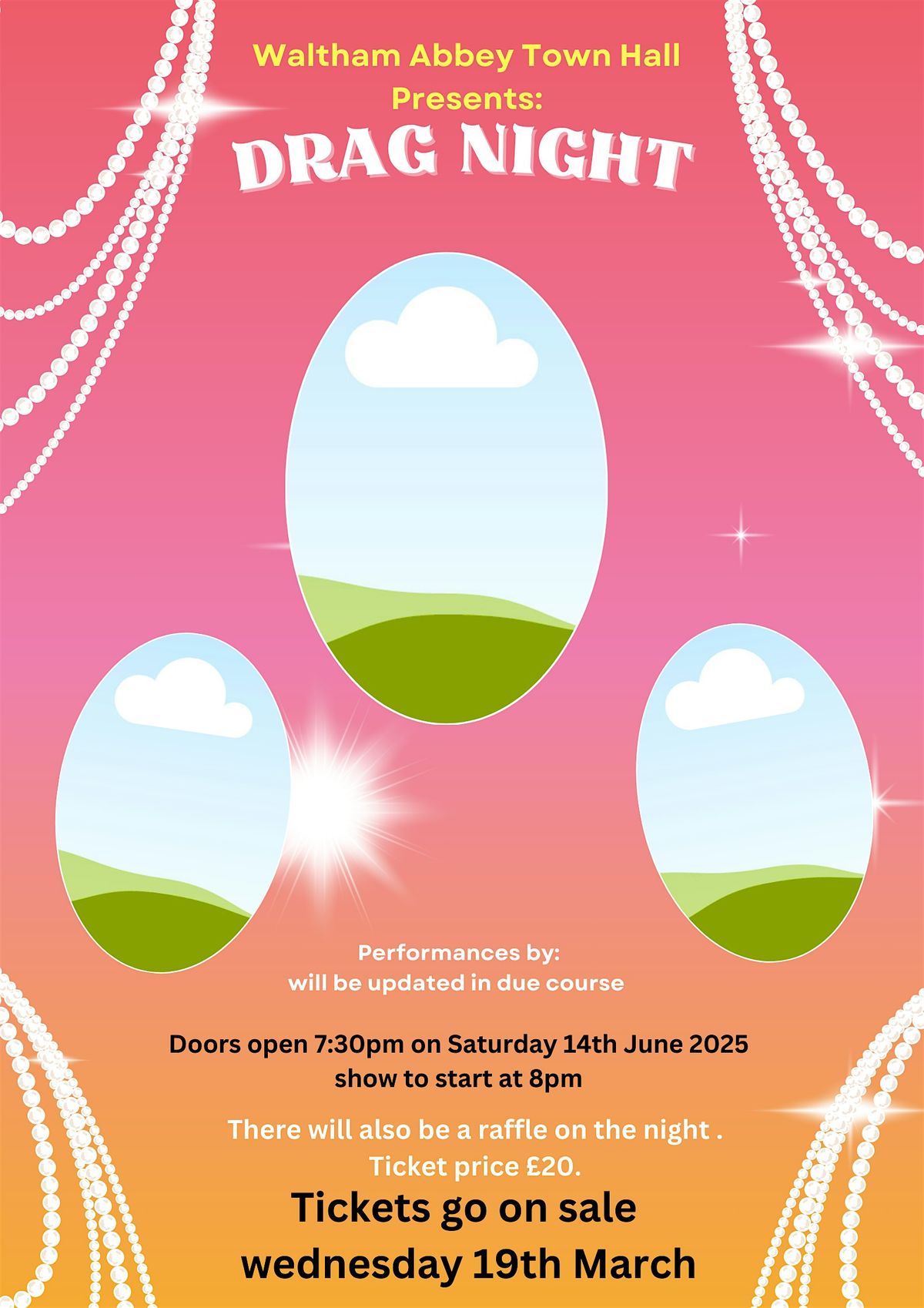 Drag night Waltham abbey town hall, 14 June | Event in Waltham Abbey | AllEvents