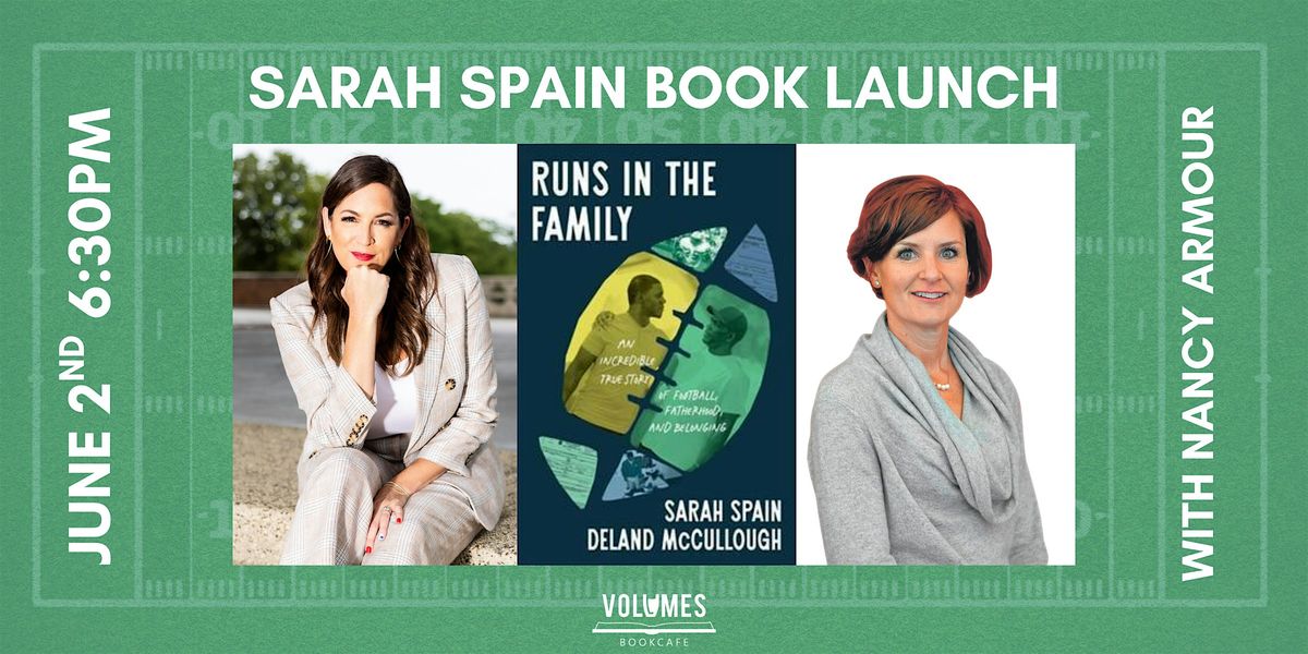 Sarah Spain Chicago Book Launch - Runs in the Family, 2 June | Event in Chicago | AllEvents