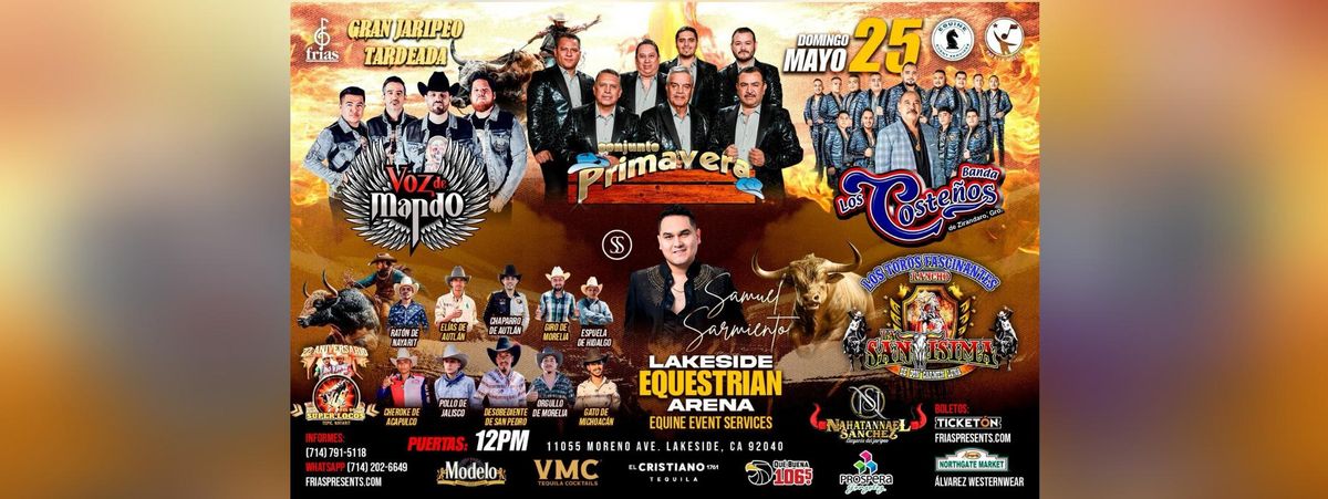 PRIMAVERA, VOZ DE MANDO, JARIPEO Y MAS, 25 May | Event in Lakeside | AllEvents