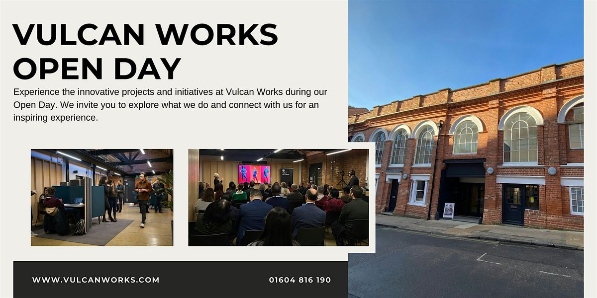Vulcan Works October Open Day, 31 October | Event in Northampton | AllEvents