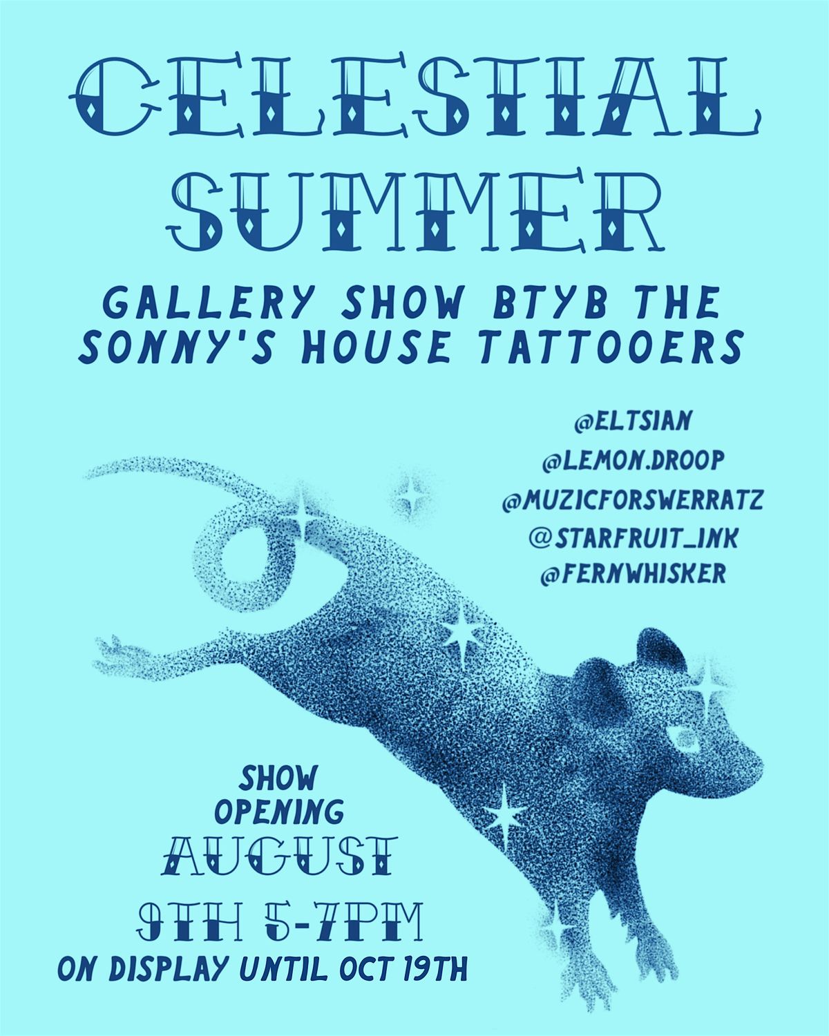 Celestial Summer Gallery Opening, 9 August | Event in Portland | AllEvents