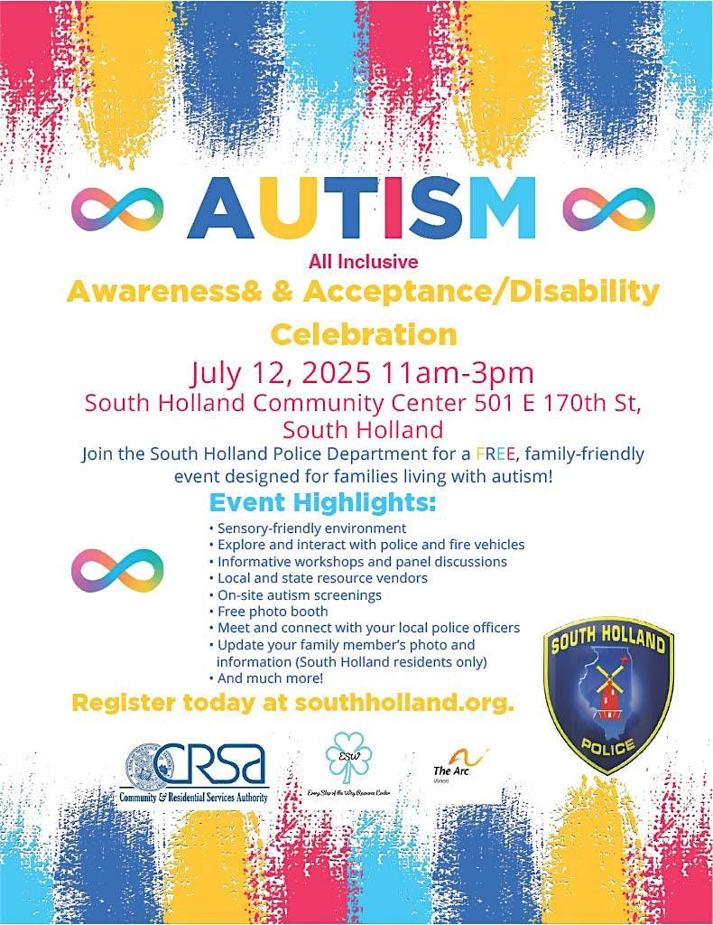 Autism Awareness & Acceptance/Disability Celebration Day, 12 July | Event in South Holland | AllEvents