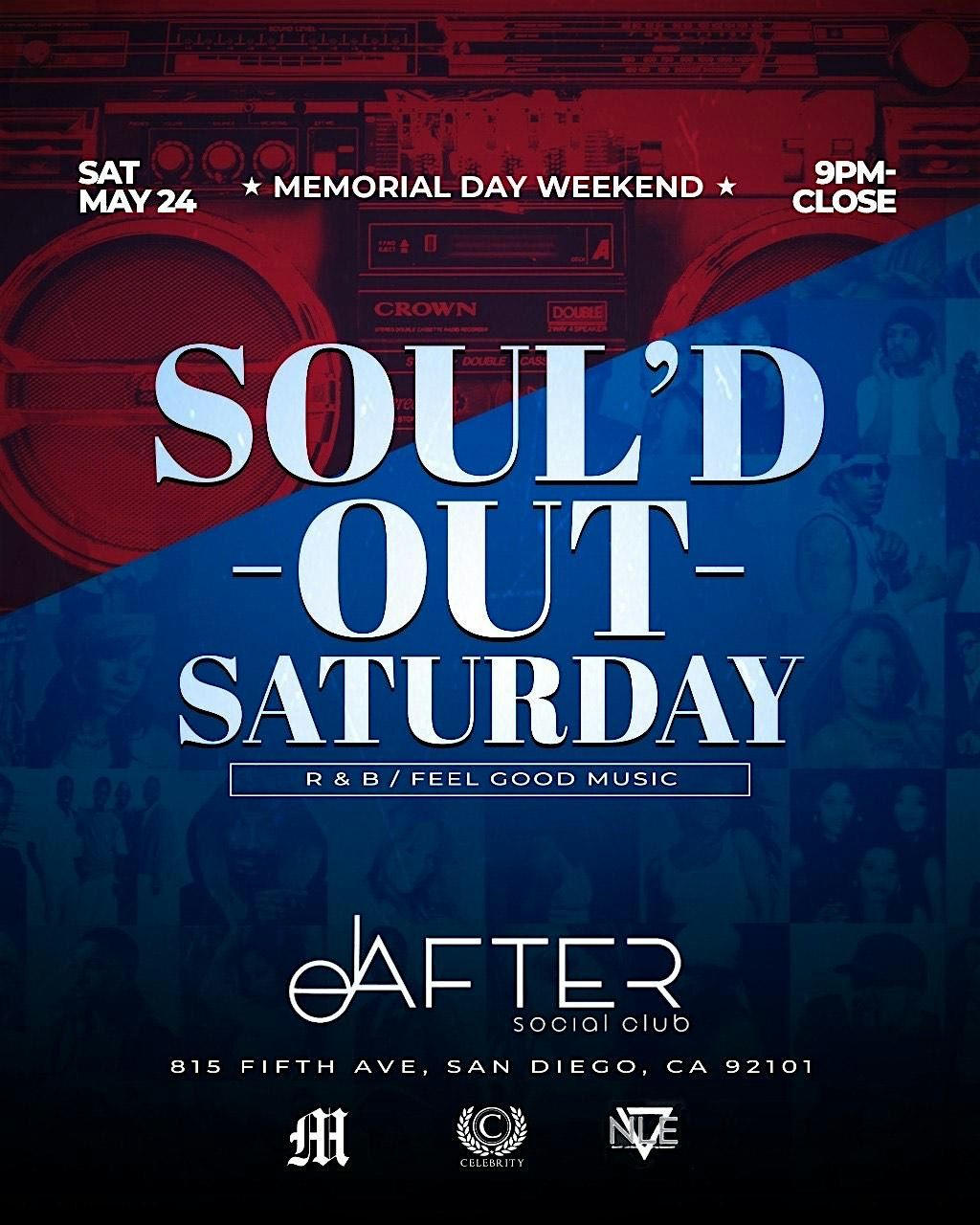 Soul'd Out Saturday - Memorial Day Weekend, 25 May | Event in San Diego | AllEvents