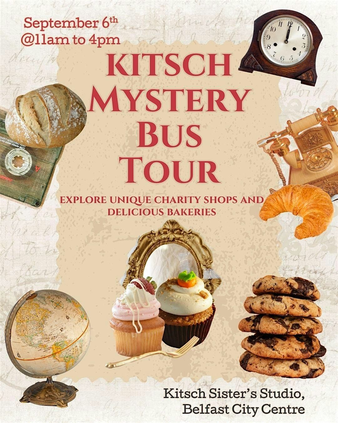 Kitsch Mystery Bus Tour, 6 September | Event in Belfast | AllEvents
