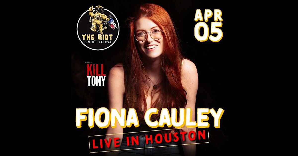 Fiona Cauley (K*ll Tony Headlines The Riot Comedy Festival, The Gordy