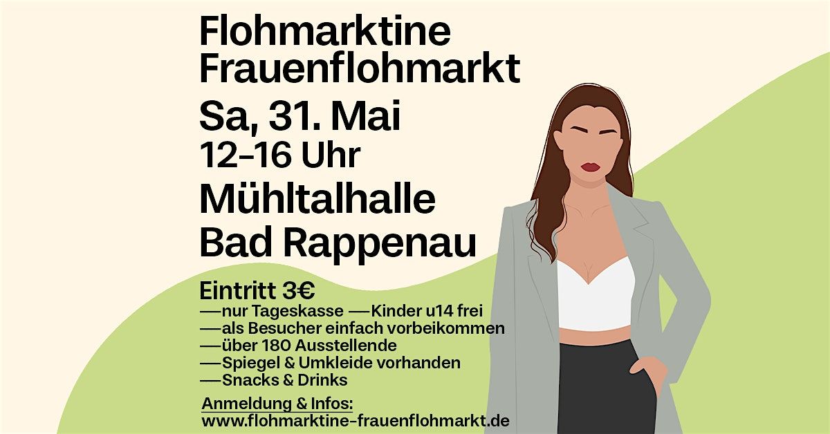 Flohmarktine Frauenflohmarkt / Mädchenflohmarkt! Sa, 31. Mai Bad Rappenau, 31 May | Event in Bad Rappenau