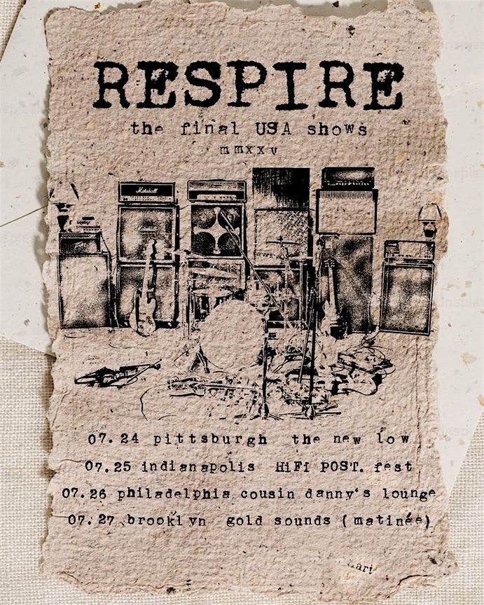 Respire @ Cousin Danny's, 26 July | Event in Philadelphia | AllEvents