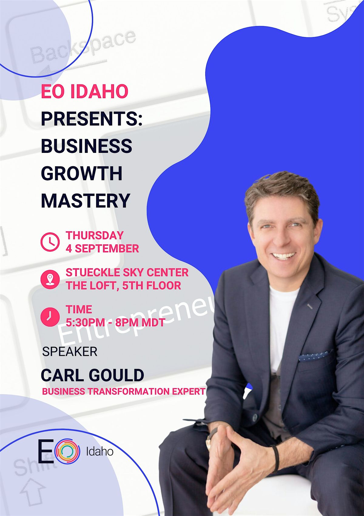 EO Idaho Presents: Business Growth Mastery with Carl Gould, 4 September | Event in Boise | AllEvents