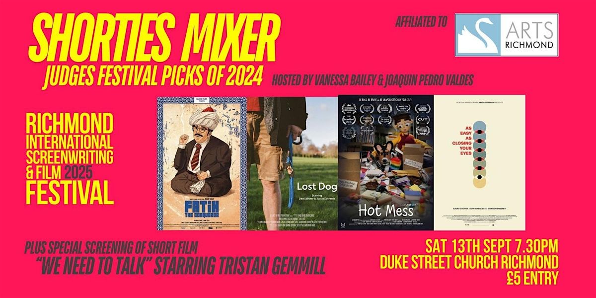 SHORTIES MIXER - an eclectic mix of stunning short films, 13 September | Event in Richmond | AllEvents