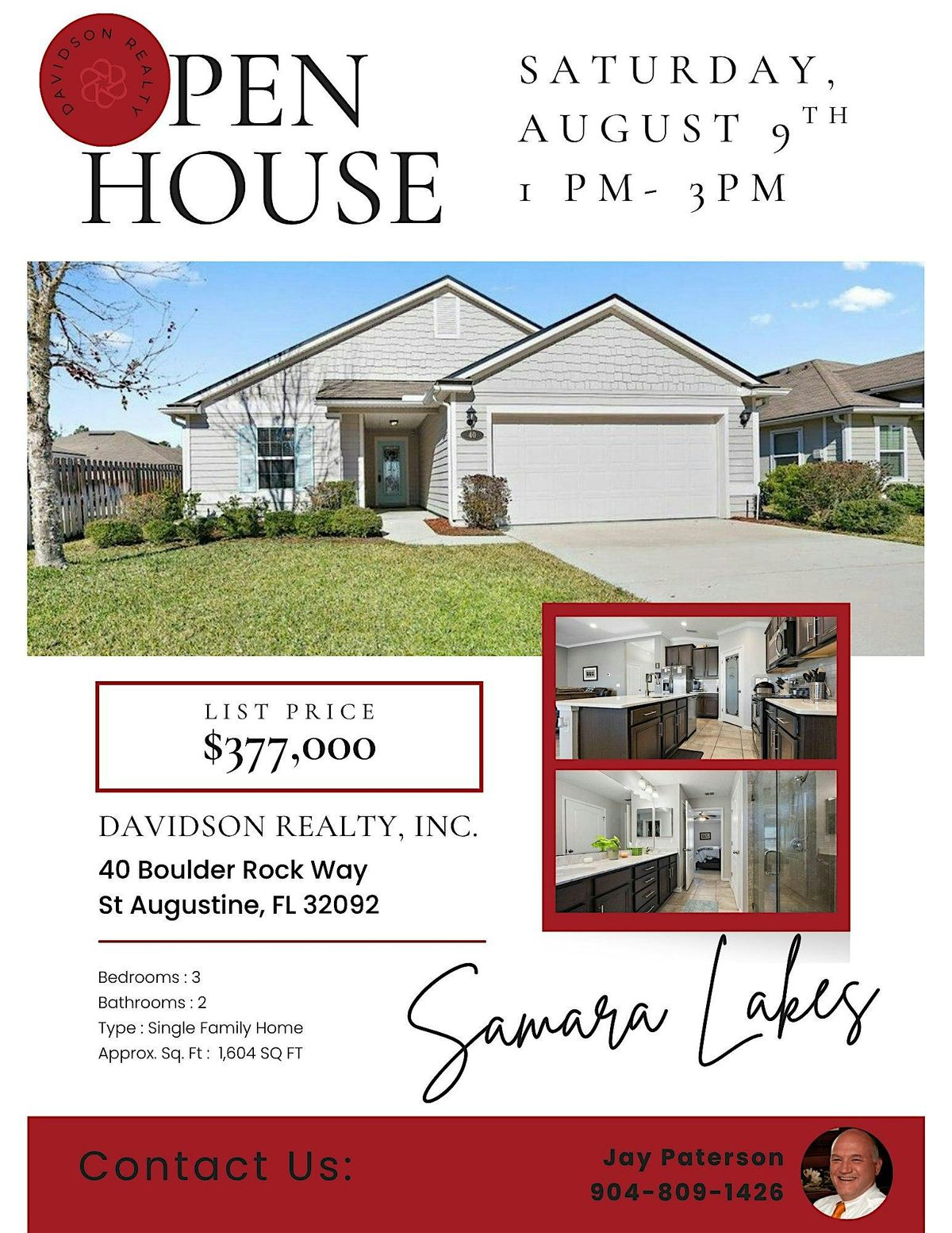 OPEN HOUSE AT SAMARA LAKES, 6 September | Event in St. Augustine | AllEvents