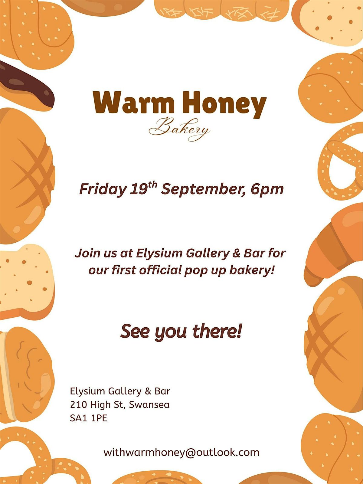 Warm Honey Bakery Pop-up | Event in Swansea | AllEvents
