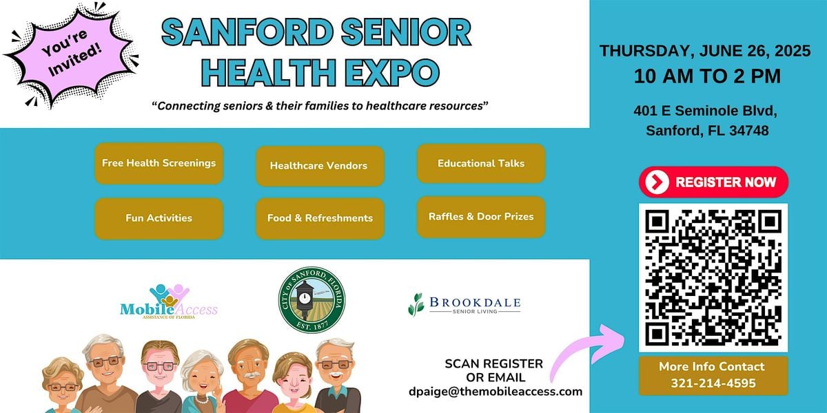 Sanford Senior Health Expo, 26 June | Event in Sanford | AllEvents