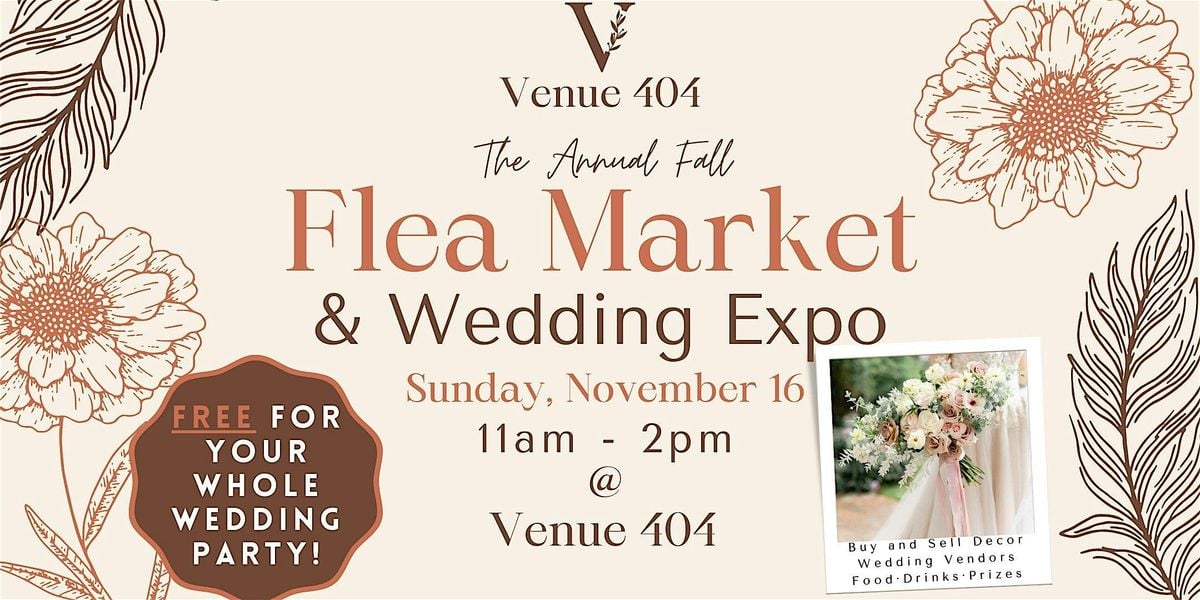 The Fall Wedding Flea Market & Expo at Venue 404, 16 November | Event in Oshkosh | AllEvents