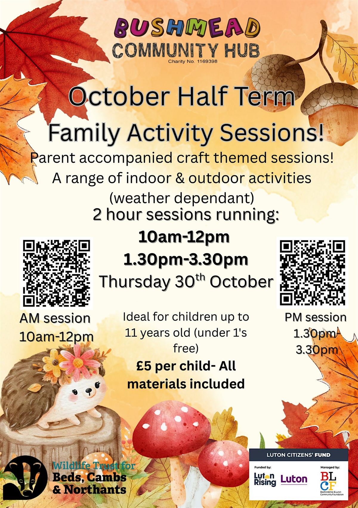 October Half Term, 30 October | Event in Luton | AllEvents
