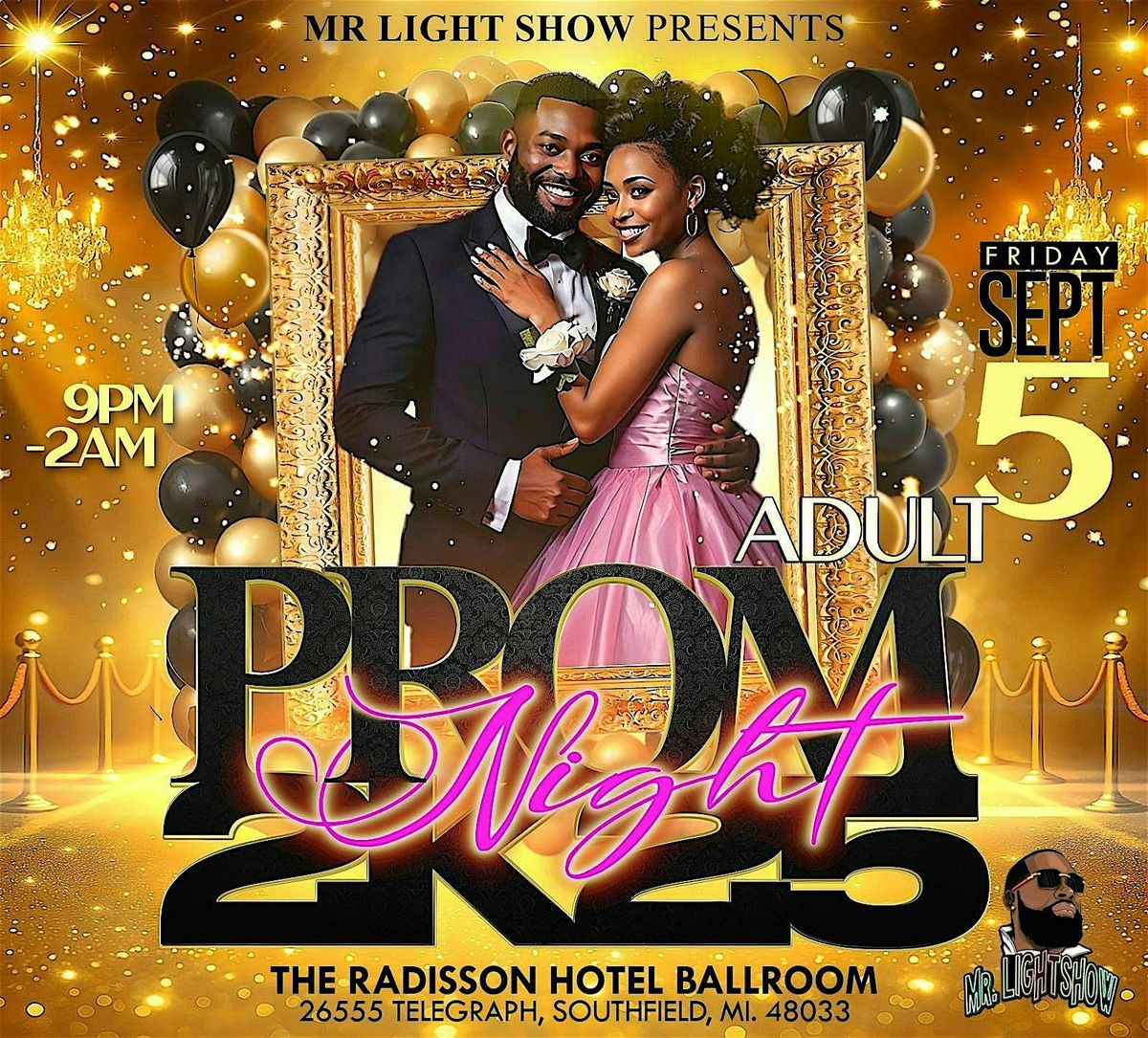 Adult Prom Night 2K25, 5 September | Event in Southfield | AllEvents