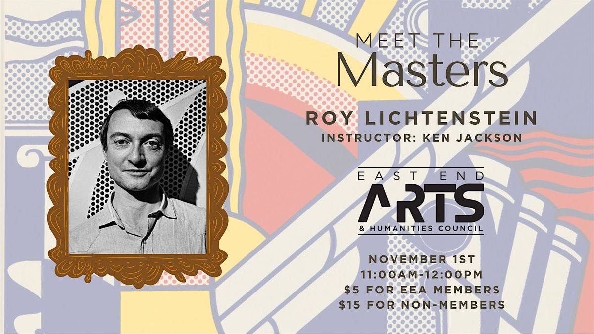 Meet The Masters Art Workshop: Roy Lichtenstein, 1 November | Event in Riverhead | AllEvents