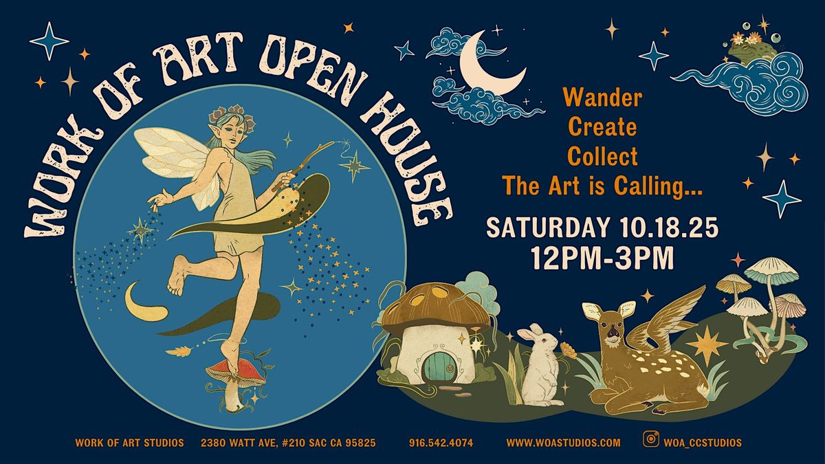Work of Art Open House, 18 October | Event in Sacramento | AllEvents
