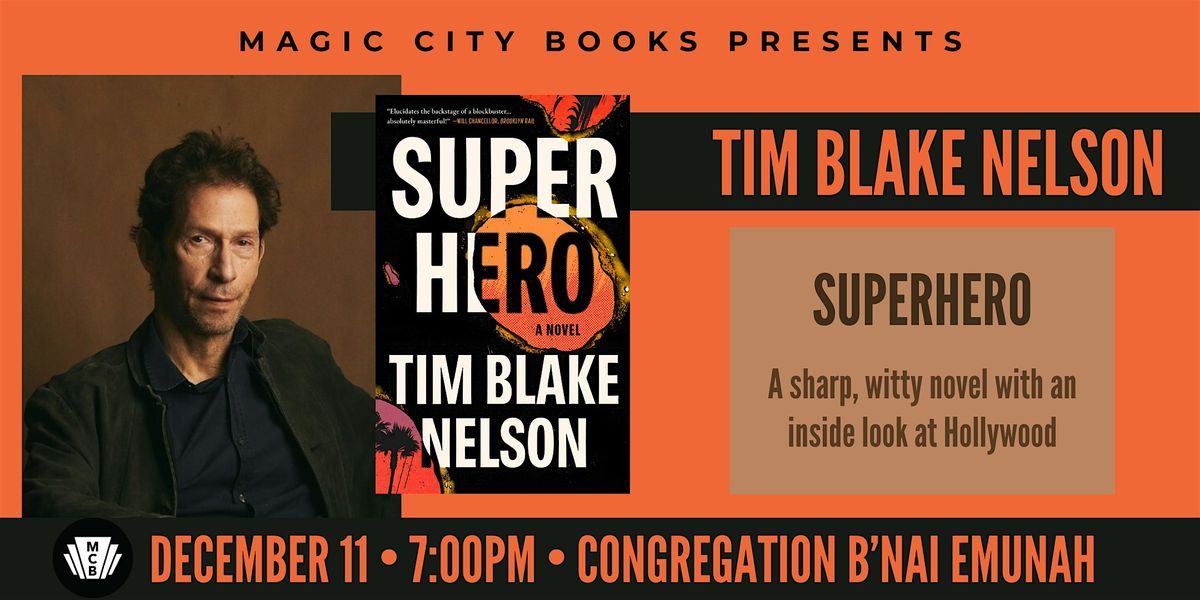 An Evening With Tim Blake Nelson, 11 December | Event in Tulsa | AllEvents