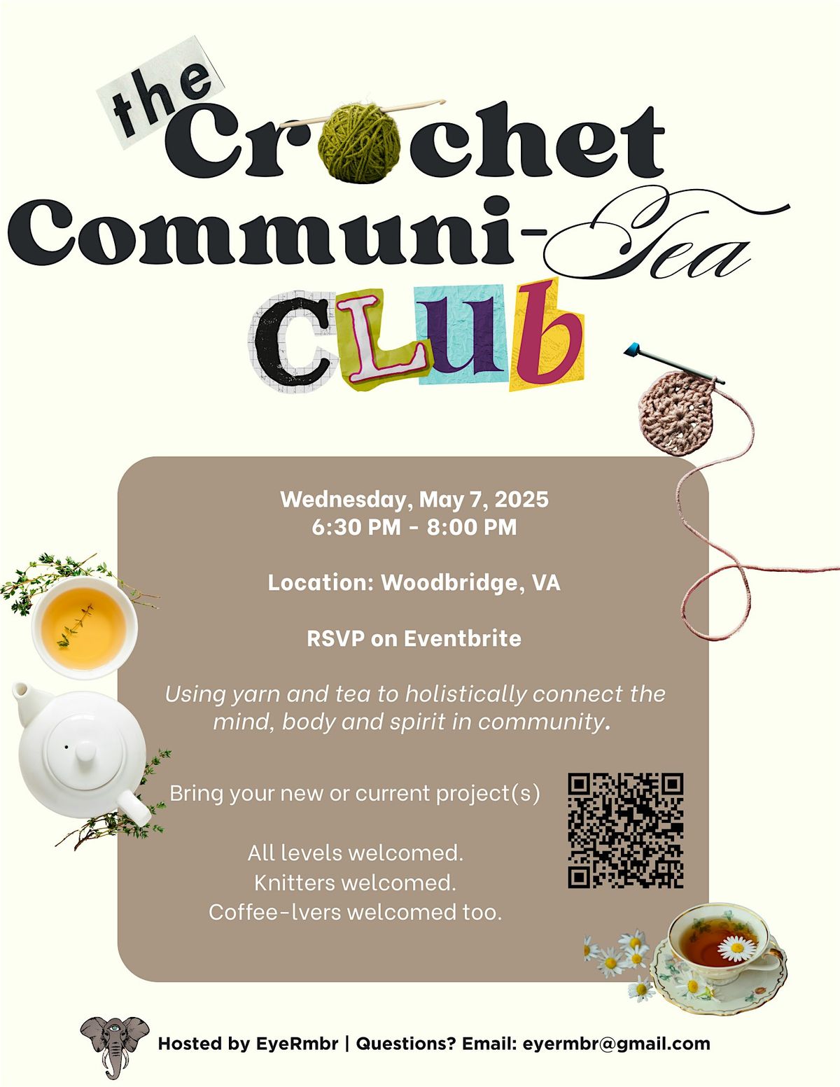 The Crochet Communi-Tea Club, 7 May | Event in Woodbridge | AllEvents
