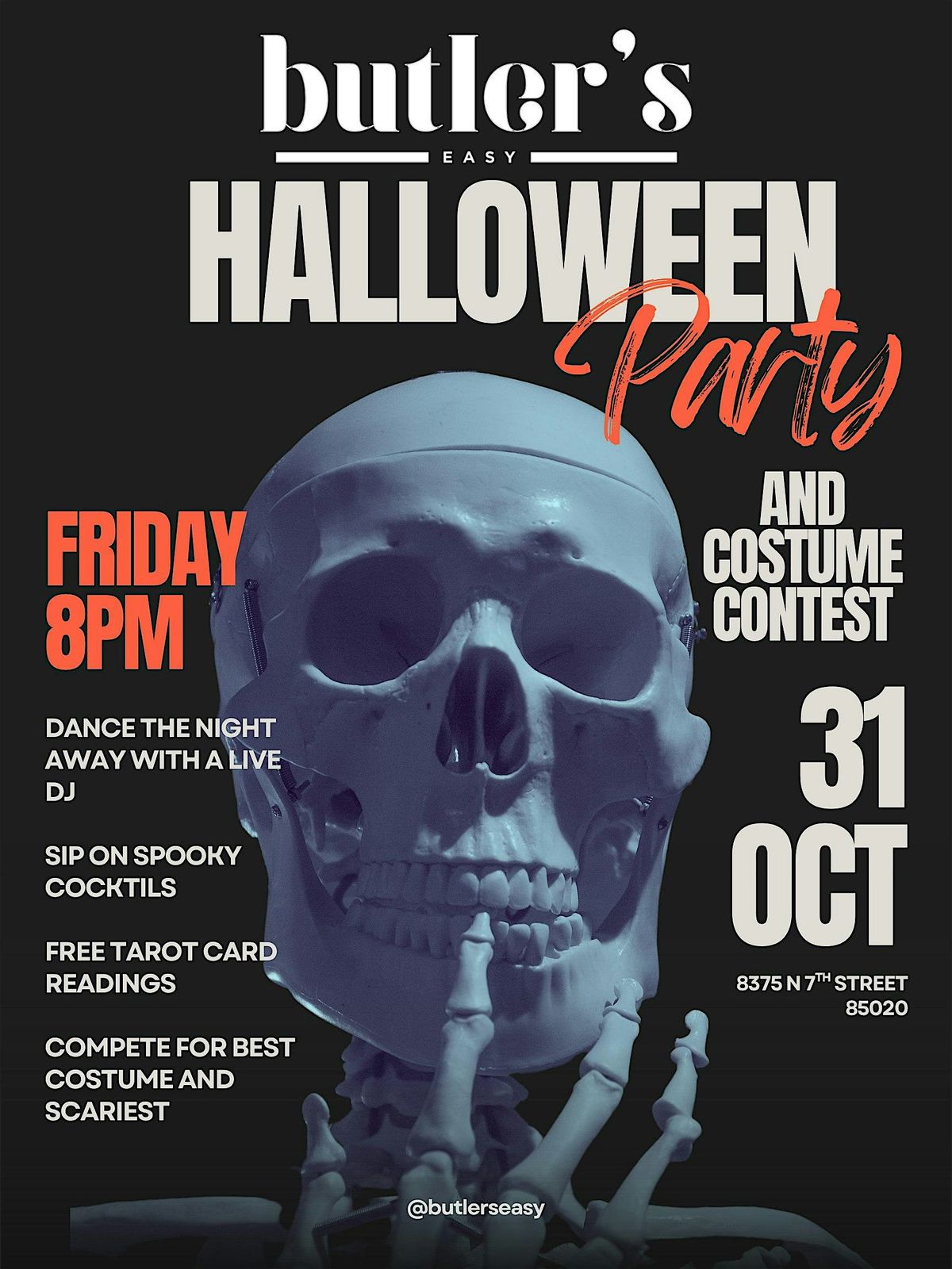 Halloween Party and Costume Contest at Butler's Easy!, 31 October | Event in Phoenix | AllEvents
