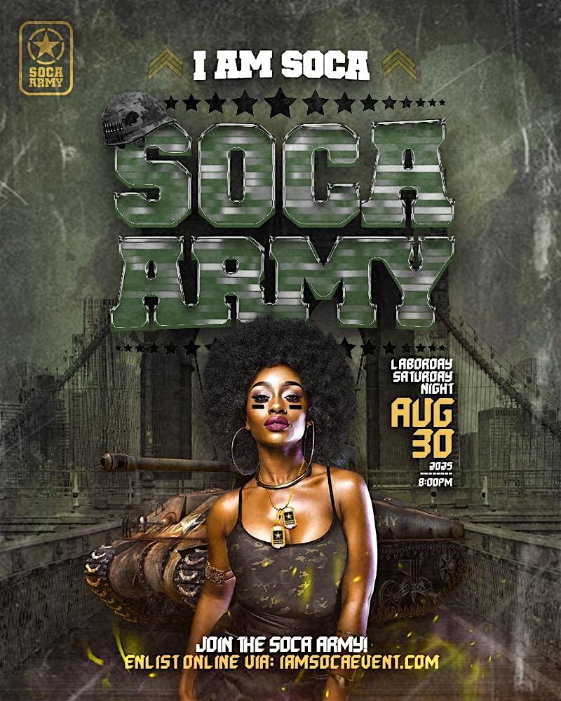 SOCA ARMY -  I Am Soca NYC, 30 August | Event in Miami Beach | AllEvents
