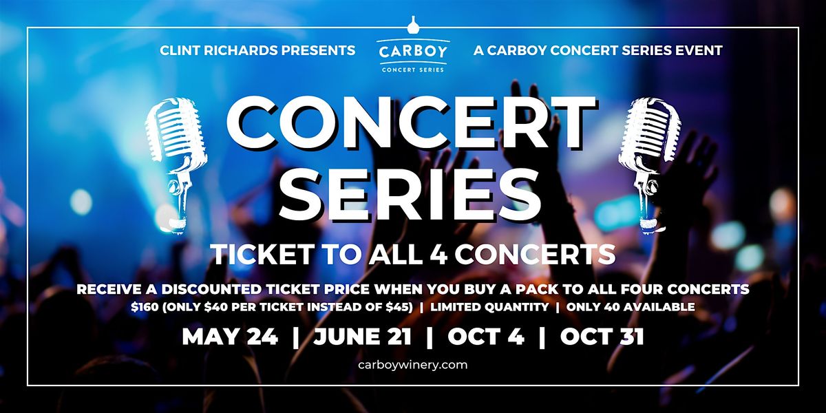 Carboy Winery Concert Series 2025 Four Concert Ticket, 24 May | Event in Palisade | AllEvents