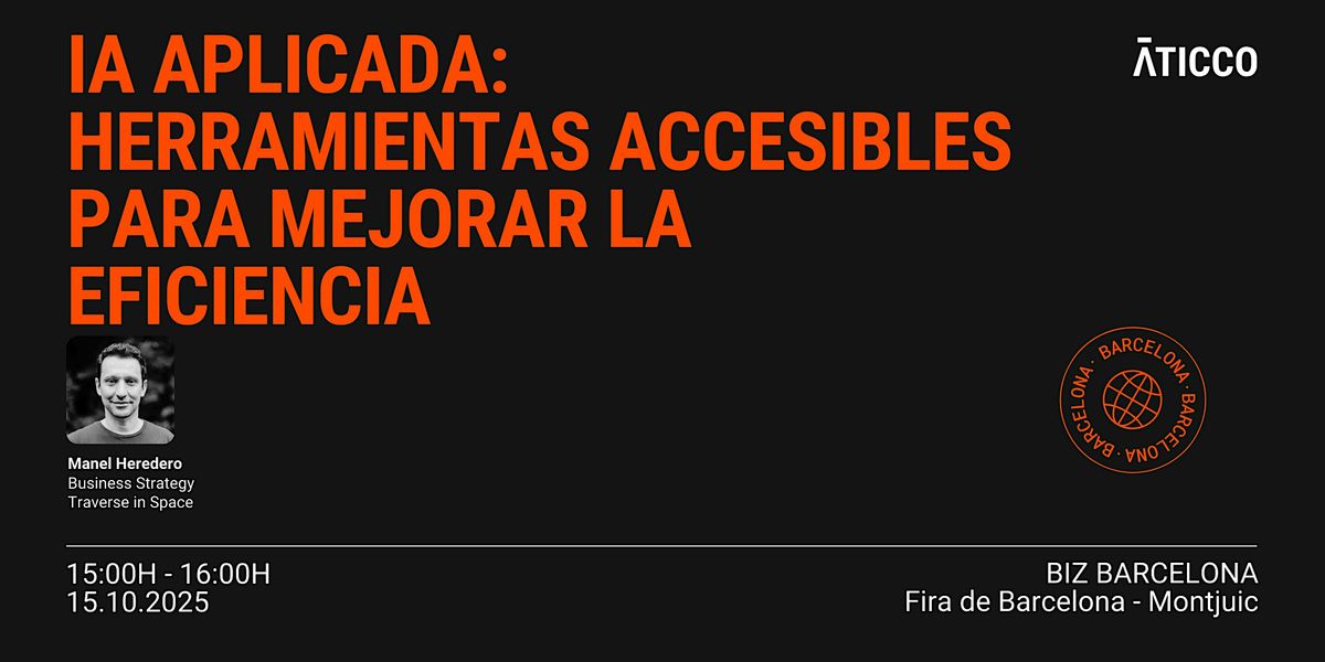 Workshop de IA aplicada, 15 October | Event in Barcelona | AllEvents