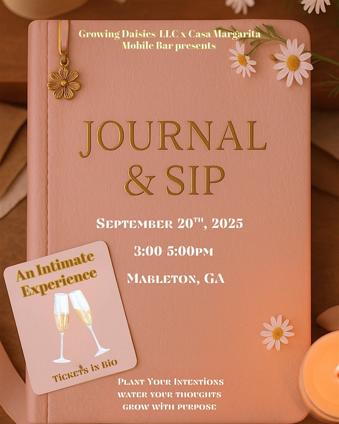 Journal & Sip: An intimate experience, 20 September | Event in Mableton | AllEvents