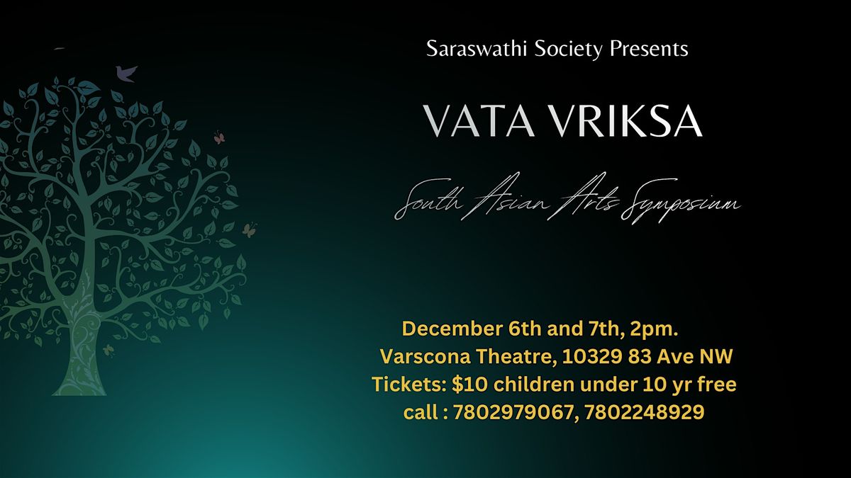 Vata Vriksa, 6 December | Event in Edmonton | AllEvents