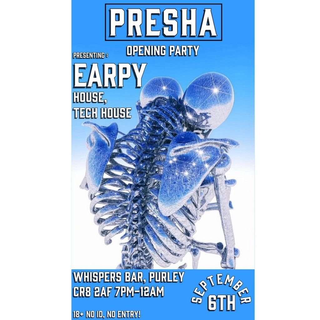 PRESHA: Opening party, 6 September | Event in Coulsdon | AllEvents