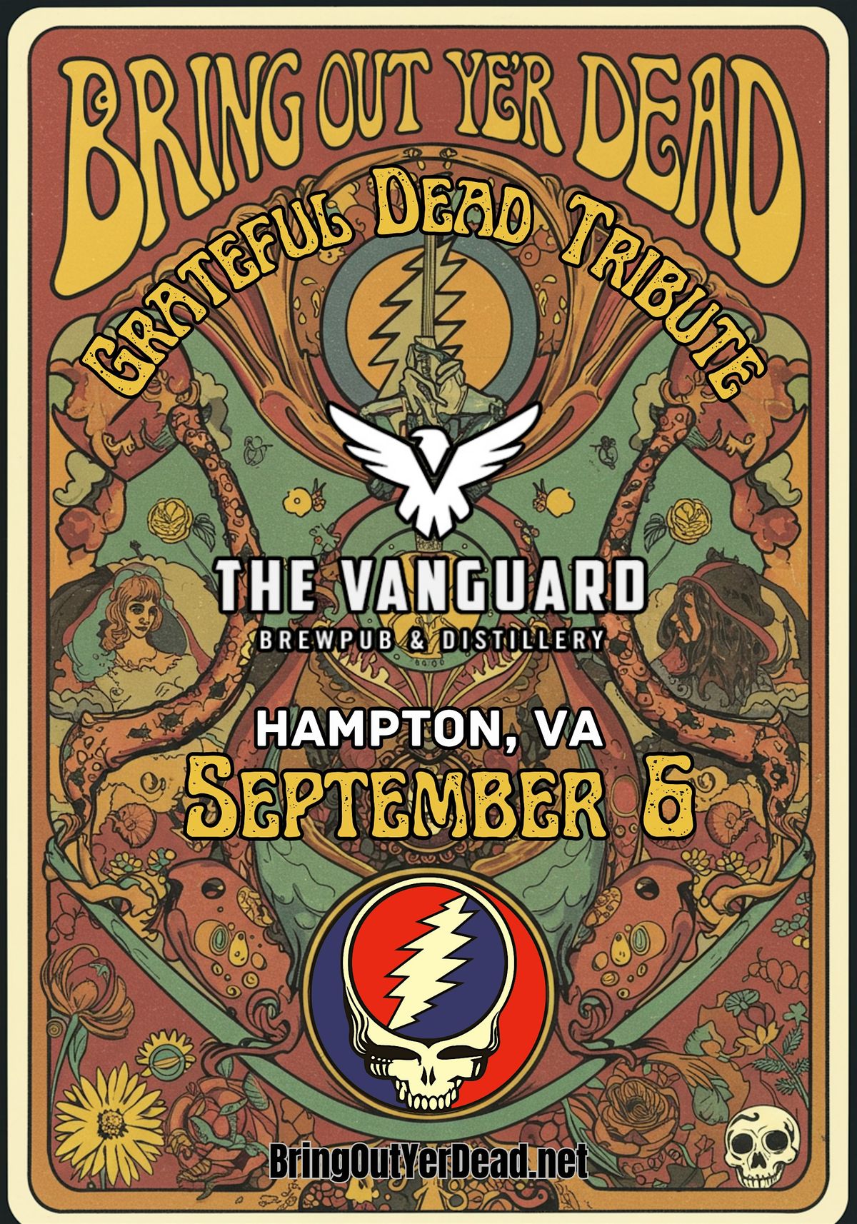 Bring Out Yer Dead : Grateful Dead Tribute at The Vanguard, 6 September | Event in Hampton | AllEvents