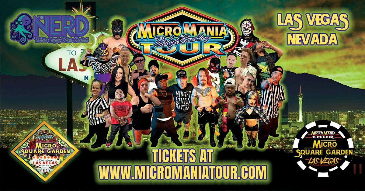 MicroMania Midget Wrestling: Las Vegas at Nerd Bar, 23 July | Event in Las Vegas | AllEvents