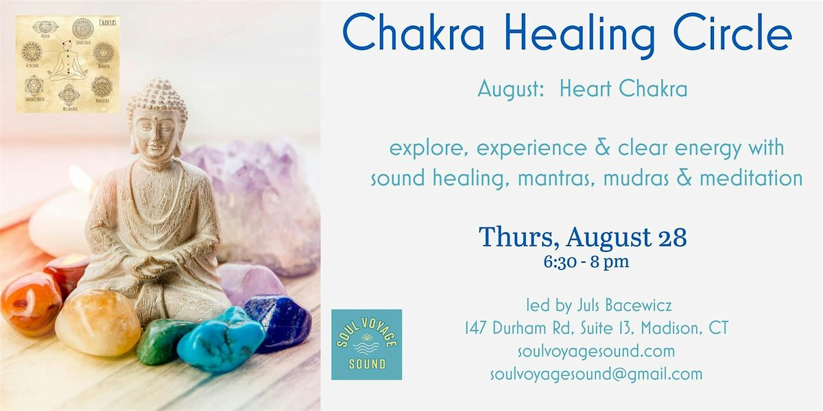 Chakra Healing Circle, 28 August | Event in Madison | AllEvents