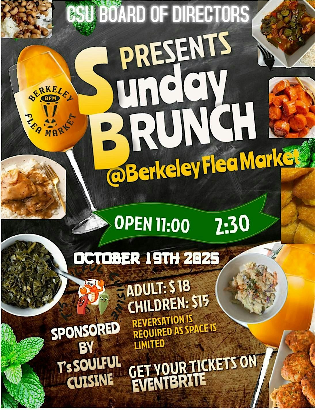 Sunday Brunch, 18 January | Event in Berkeley | AllEvents